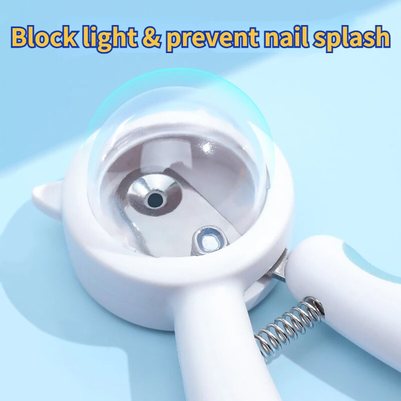 Naminių gyvūnų nagų kirpimo mašinėlės, profesionali šunų ir kačių nagų kirpimo mašinėlė, apsauganti nuo purslų su paslėpta nagų dilde, naminių gyvūnėlių priežiūros reikmenys