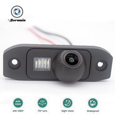 Bornwin AHD 1080P 170° FishEye sõiduki tahavaate öise nägemisega auto tagurduskaamera Volvo S40 S60 S60L S80L XC90 XC60 V60 jaoks