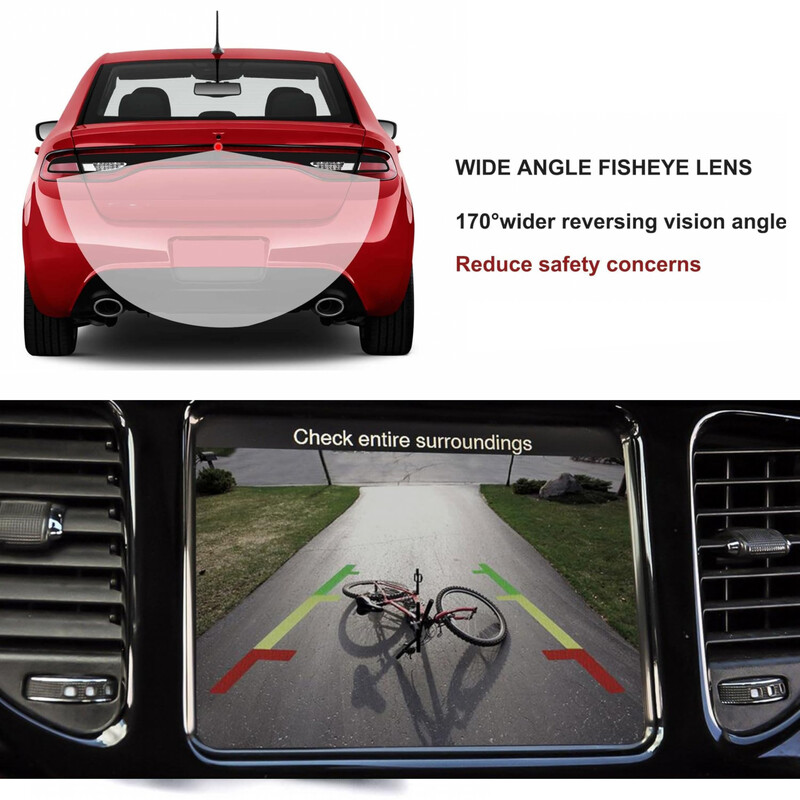 Automobilio galinio vaizdo atsarginė kamera, skirta Dodge Dart 2013–2016 Reverse Assist parkavimo kamera 56038990AA