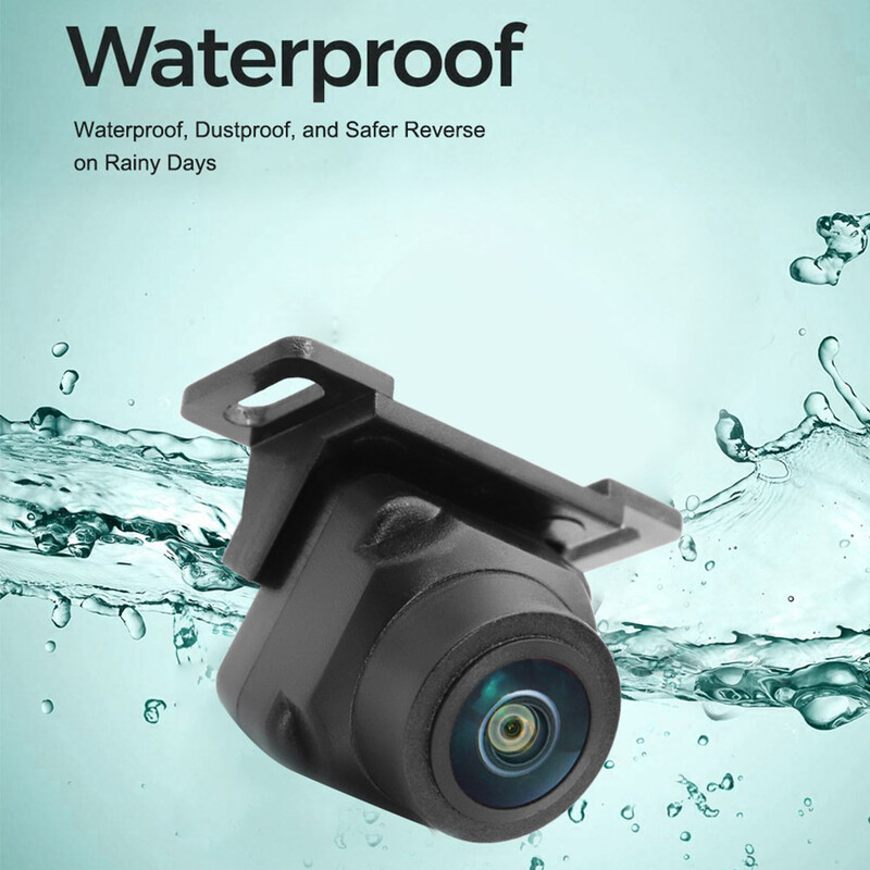 QMKJ 1080P CCD Starlight Night Vision Fisheye, vandeniui atspari automobilio statymo pagalba, HD galinio vaizdo atbulinės eigos atsarginė kamera