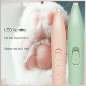 Mașină de tuns pentru păr pentru câini Cutter electric pentru câini Mașină de tuns profesională pentru picior pentru animale de companie, îngrijire pisici, coafor, foarfece pentru urechi, pedicator pentru câine