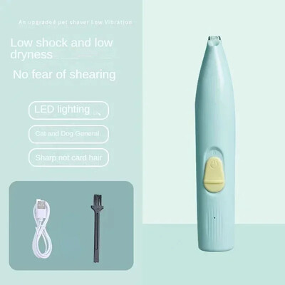 Mașină de tuns pentru păr pentru câini Cutter electric pentru câini Mașină de tuns profesională pentru picior pentru animale de companie, îngrijire pisici, coafor, foarfece pentru urechi, pedicator pentru câine