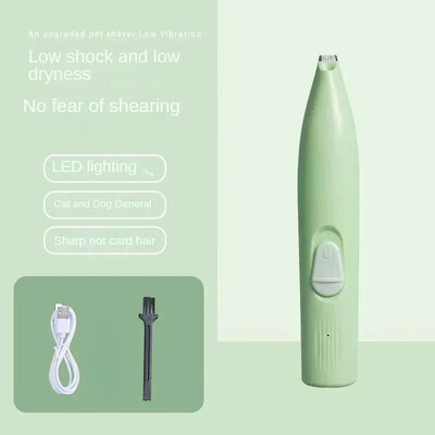 Mașină de tuns pentru păr pentru câini Cutter electric pentru câini Mașină de tuns profesională pentru picior pentru animale de companie, îngrijire pisici, coafor, foarfece pentru urechi, pedicator pentru câine