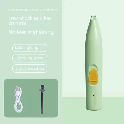 Mașină de tuns pentru păr pentru câini Cutter electric pentru câini Mașină de tuns profesională pentru picior pentru animale de companie, îngrijire pisici, coafor, foarfece pentru urechi, pedicator pentru câine