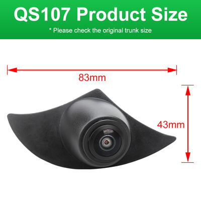 CCD AHD 1080P transportlīdzekļa priekšējais logotips Uzstādiet priekšējā skata kameru priekš Toyota Avensis Aygo Yaris Verso Camry RAV4 Corolla Hilux Hiace