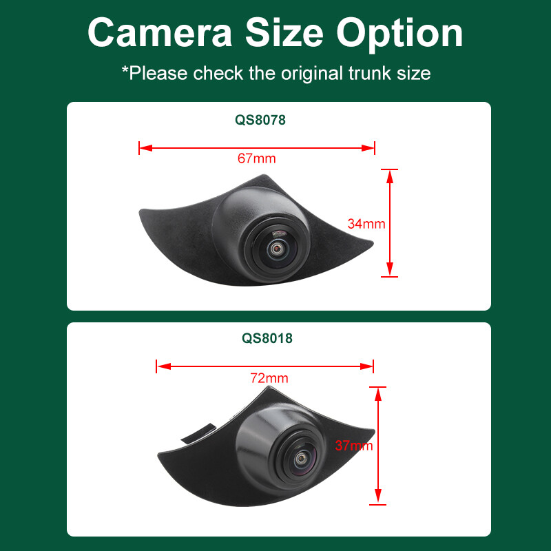 CCD AHD 1080P transportlīdzekļa priekšējais logotips Uzstādiet priekšējā skata kameru priekš Toyota Avensis Aygo Yaris Verso Camry RAV4 Corolla Hilux Hiace