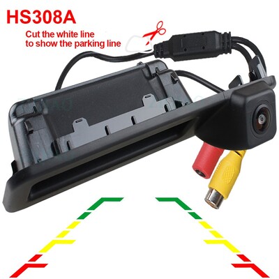 ZIQIAO, skirtas BMW X1 F48 X3 3 serijos F25 F30 F31 F34 F80 1 serijos F52 2018-2021 bagažinės rankenos galinio vaizdo kamera LS308