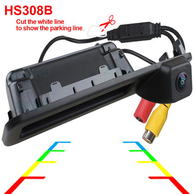 ZIQIAO, skirtas BMW X1 F48 X3 3 serijos F25 F30 F31 F34 F80 1 serijos F52 2018-2021 bagažinės rankenos galinio vaizdo kamera LS308