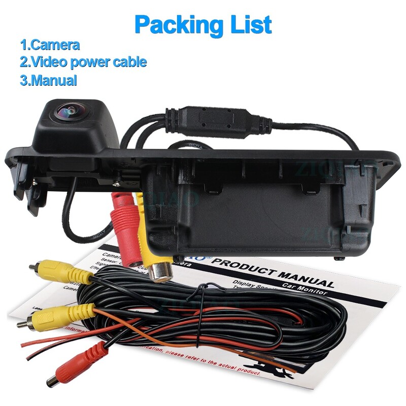 ZIQIAO, skirtas BMW X1 F48 X3 3 serijos F25 F30 F31 F34 F80 1 serijos F52 2018-2021 bagažinės rankenos galinio vaizdo kamera LS308