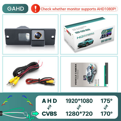 GreenYi 170° HD 1080P automobilio galinio vaizdo kamera, skirta Mitsubishi Pajero 4 2006-2017 Night Vision Atbulinės eigos 4 kontaktų transporto priemonė AHD