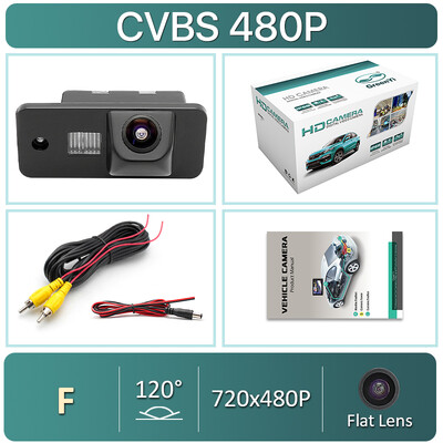 GreenYi 170 grade 1920*1080P HD AHD Cameră de vedere spate pentru vehicul cu viziune de noapte pentru AUDI A3 S3 A4 S4 A6 A6L S6 A8 S8 RS4 RS6 Q7