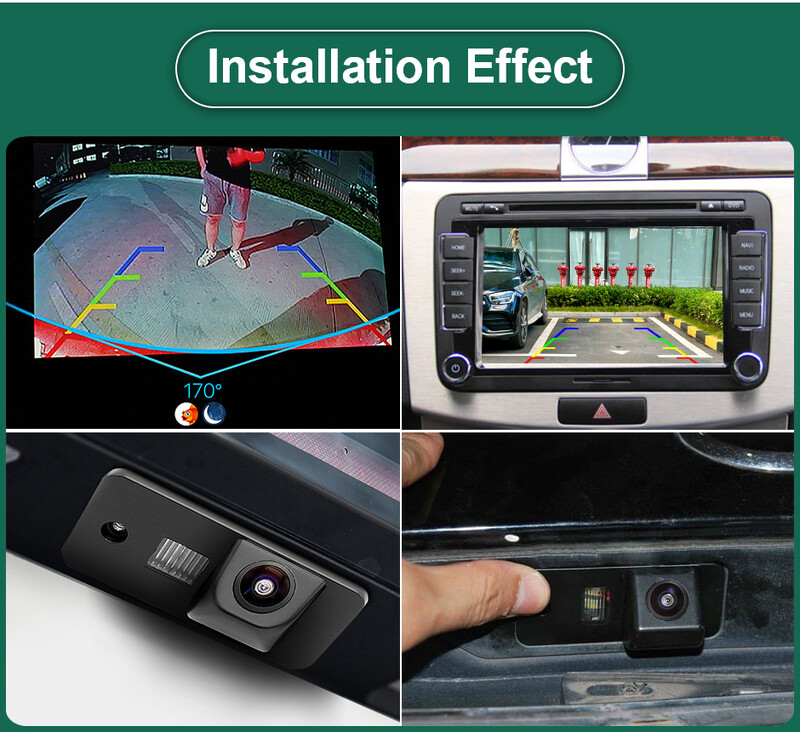 GreenYi 170 grade 1920*1080P HD AHD Cameră de vedere spate pentru vehicul cu viziune de noapte pentru AUDI A3 S3 A4 S4 A6 A6L S6 A8 S8 RS4 RS6 Q7