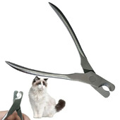 Profesionálny klieštik na pazúry pre domáce zvieratá, ostrý zastrihávač prstov na nohách z nehrdzavejúcej ocele pre psov a mačky