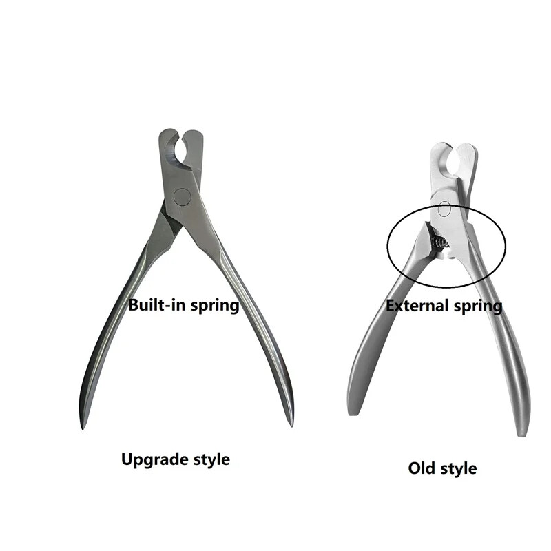 Profesionálny klieštik na pazúry pre domáce zvieratá, ostrý zastrihávač prstov na nohách z nehrdzavejúcej ocele pre psov a mačky