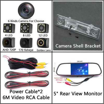 170 laipsnių Fisheye Starlight automobilio galinio vaizdo kamera, skirta Opel Zafira A 1999-2005 Signum 2003-2008 automobilio atbulinės eigos statymo monitorius