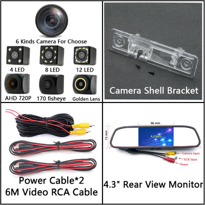 170 laipsnių Fisheye Starlight automobilio galinio vaizdo kamera, skirta Opel Zafira A 1999-2005 Signum 2003-2008 automobilio atbulinės eigos statymo monitorius