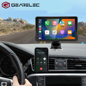 Gearelec automobilio radijo multimedijos vaizdo grotuvas Belaidis CarPlay Android Auto 7 colių jutiklinis ekranas su USB AUX FM galinio vaizdo kamerai