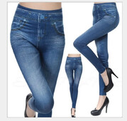 2023. gada slaidas sieviešu treniņu legingi Mākslīgie džinsi džinsi legingi Modes fitnesa legingi ar augstu vidukli zīmulis Liela izmēra sieviešu bikses