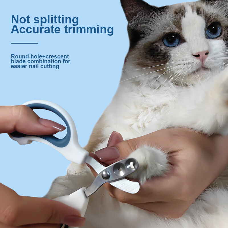 Kimpets profesionalne škare za mačje škare za male mačke, pse od nehrđajućeg čelika Rezač kandži za štene Makaze za njegu noktiju kućnih ljubimaca