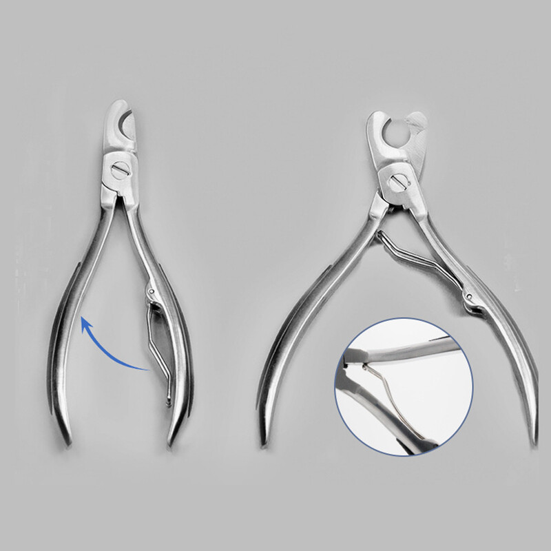 Professionaalne lemmiklooma kassi küünelõikur koos sirbiga roostevabast terasest hoolduskääride lõikurid küüniste jaoks koeratarvete jaoks