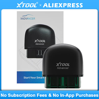 XTOOL Advancer AD20 Mini Bluetooth 5.0 Scaner OBD2 Funcții complete obd2 Instrument de scanare pentru diagnosticare auto Citiți/Șterge codul de eroare Universal