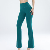 Moteriškos antblauzdžiai plonos jogos kelnės moteriškos aukštu juosmeniu plačios kelnės sportinės kelnės kvėpuojantis greitai išdžiūsta apačia