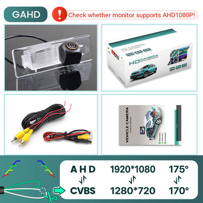 GreenYi 170° HD 1080P cúvacia kamera do auta pre Hyundai Sonata 9 2015, nočné videnie, cúvanie, 4-pinový systém parkovania vozidiel, AHD