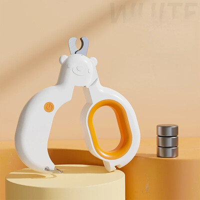 Mājdzīvnieku nagu griezējs ar LED Light Dogs Cat Grooming Scissor Nail Toe Paw Scissor