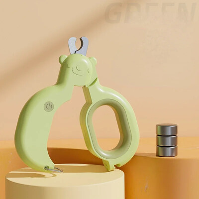 Mājdzīvnieku nagu griezējs ar LED Light Dogs Cat Grooming Scissor Nail Toe Paw Scissor