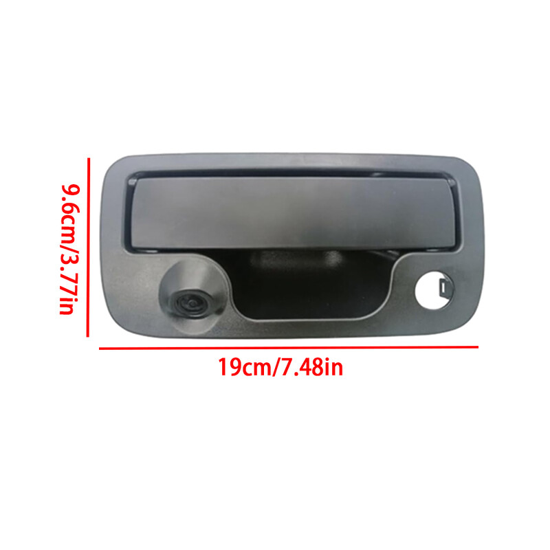 CCD HD automobilio galinio vaizdo atbulinės eigos kameros galinio dangčio rankenos galinio vaizdo kamera, skirta Volkswagen Amarok 2010 2011 2012 2013 2014–2020 m.