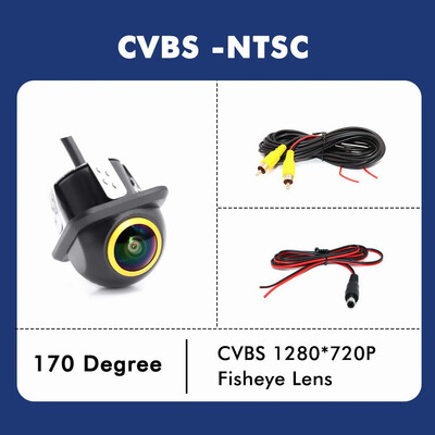 SMARTOUR 4K 180 kraadi kalasilmobjektiiviga auto tahavaatekaamera Full HD öönägemine tagurpidi AHD 1080P kalasilm sõiduki parkimiskaamera