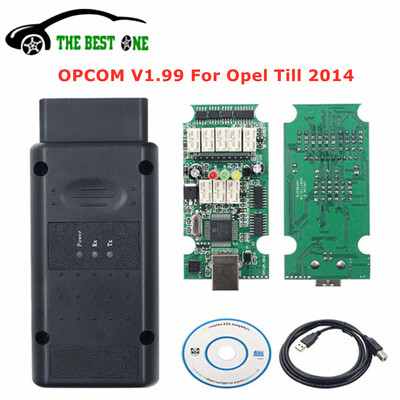 Uusim Opcom 1.99 V2014 120309a CAN BUS OBD2 skanner OP-COM V1.99 PIC18F45K80 autodiagnostika tööriist Tasuta kohaletoimetamine