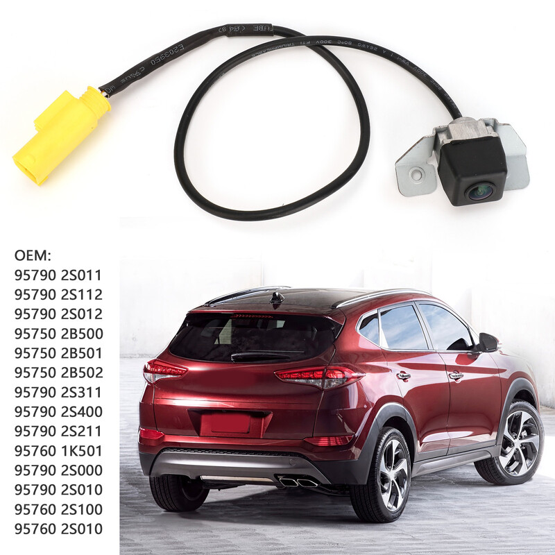 Automašīnas aizmugurējā skata rezerves stāvvietas kamera IP68 ūdensizturīga 95790 2S012 Hyundai IX35 2009-2015 parkošanās kameras nomaiņa