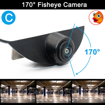 Smartour HD CCD 180° Fisheye priekšējais skats ar logotipu, iebūvēta automašīnas kamera Nissan X-trail Qashqai Tiida Teana Sylphy Sentra Pathfinder