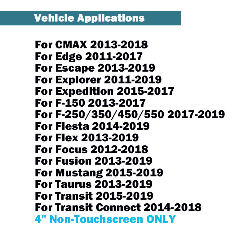 HICAMRUI aizmugurējās rezerves atpakaļgaitas kameras siksna priekš Ford Fiesta Focus Transit Escape Edge Explorer Flex Mustang SYNC 1