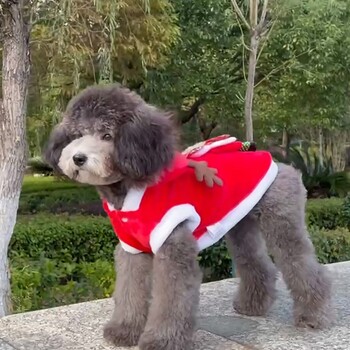 Fleece Snowman Άγιος Βασίλης Pet Puppy Hoodies Χριστουγεννιάτικη στολή σκύλου Σαλοπέτα για σκύλους Ρούχα για σκύλους Ρούχα για κατοικίδια