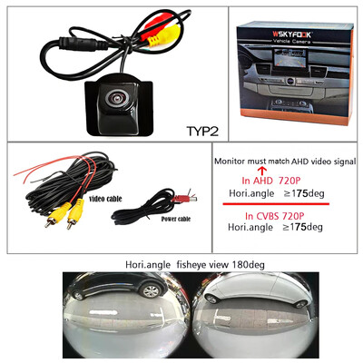 1920*1080P AHD Cameră de mers înapoi pentru mașină de rezervă pentru Honda Civic 2016 2017 2018 2019 2020 2021 Cameră de parcare inversă