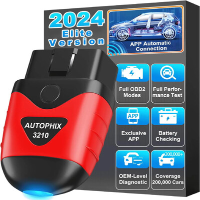 AUTOPHIX 3210 Автомобилен Bluetooth OBD2 скенер OBD2 Диагностични инструменти Четци на автоматични кодове Тест на производителността Професионална проверка на батерията