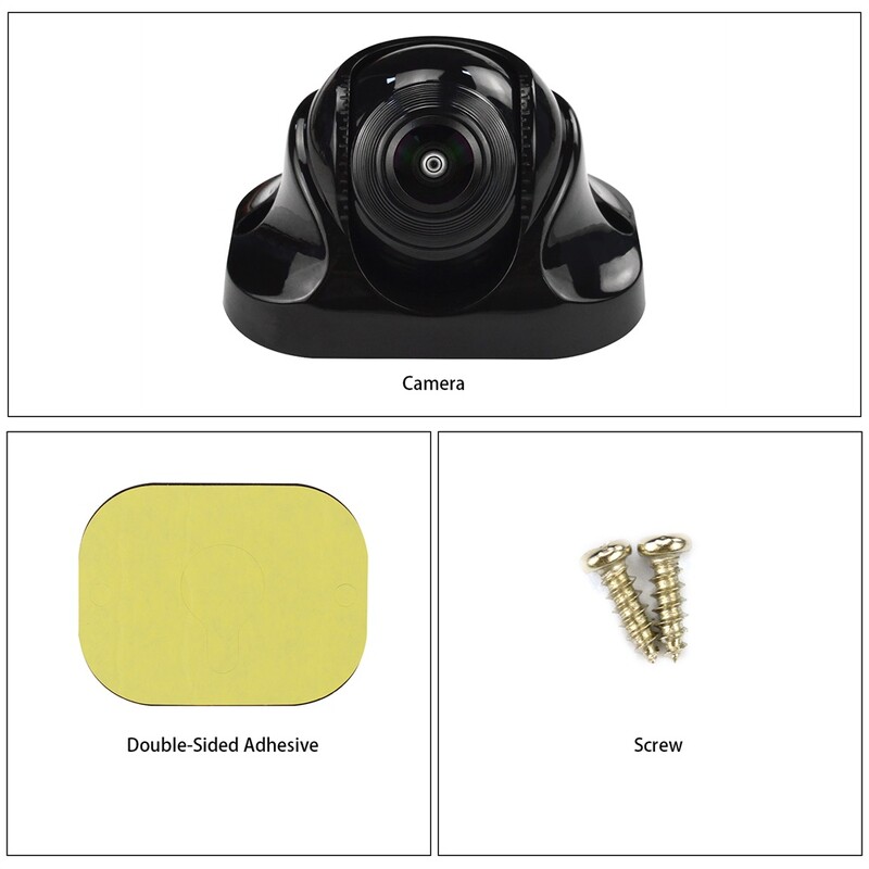 Automobilio AHD 1080P šoninio tvirtinimo atbulinės eigos kamera su naktinio matymo universalaus tvirtinimo atsarginėmis kameromis 9–35 V, skirta sunkvežimiams RV, priekaboms, furgonams