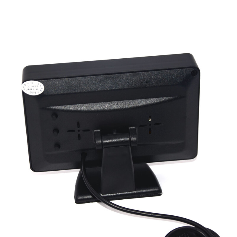 Automašīnas atpakaļskata kamera ar vai monitoru 4,3 collu ekrāns TFT LCD displejs HD digitālais krāsu PAL NTSC stāvēšanai atpakaļgaitā