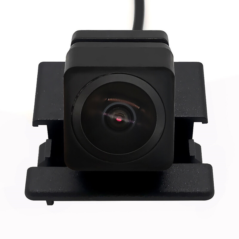 Fisheye Dynamic Trajektorijos automobilio galinio vaizdo atsarginė kamera, skirta Mazda Demio 2 Mazda2 Hatchaback 2014-2019 ir originalus gamyklinis ekranas
