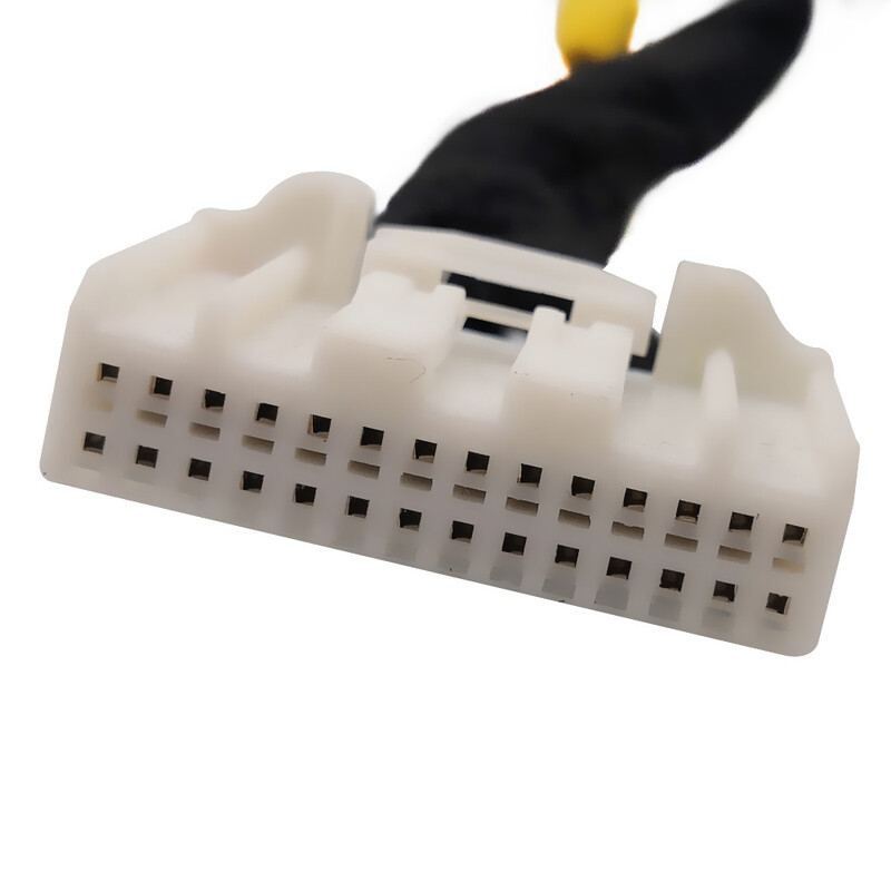 Fisheye Dynamic Trajektorijos automobilio galinio vaizdo atsarginė kamera, skirta Mazda Demio 2 Mazda2 Hatchaback 2014-2019 ir originalus gamyklinis ekranas