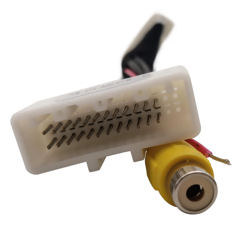 Fisheye Dynamic Trajektorijos automobilio galinio vaizdo atsarginė kamera, skirta Mazda Demio 2 Mazda2 Hatchaback 2014-2019 ir originalus gamyklinis ekranas