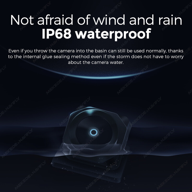 DUDUAUTO DUDU6 DUDU7 priedai, skirti SONY 307 priekinio ir galinio vaizdo kamerai AHD 1080P Night Vison atbulinės eigos kamera IP68 Atsparus vandeniui