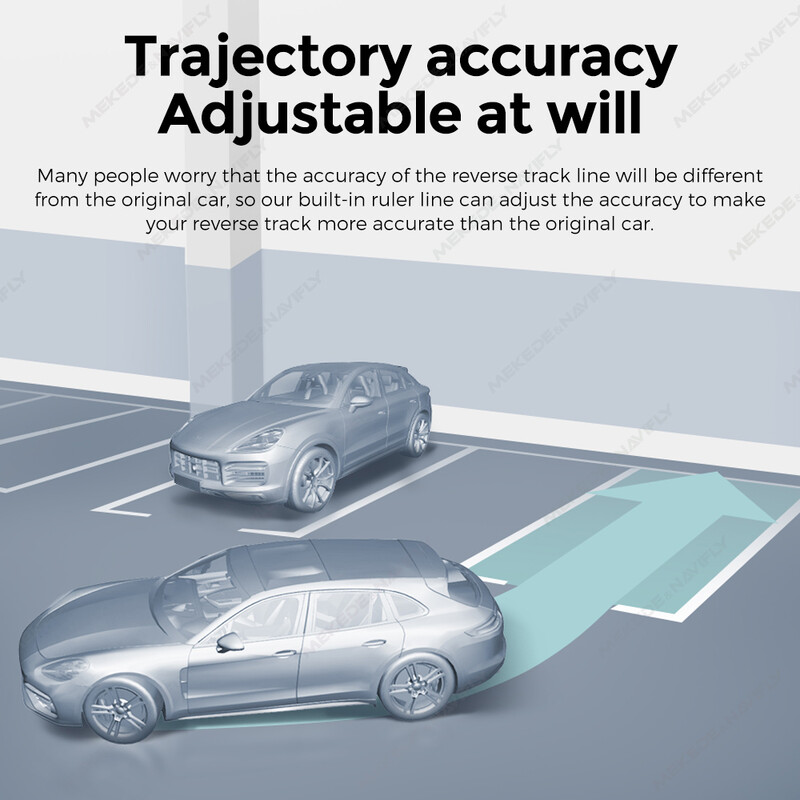 DUDUAUTO DUDU6 DUDU7 priedai, skirti SONY 307 priekinio ir galinio vaizdo kamerai AHD 1080P Night Vison atbulinės eigos kamera IP68 Atsparus vandeniui