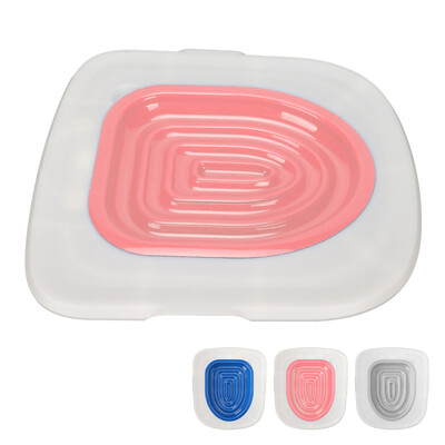 Geriausias plastikinis kačių tualeto mokymo rinkinys Universalus daugkartinio naudojimo aplinkai nekenksmingas kačių tualeto treniruoklis, skirtas kačių valymui