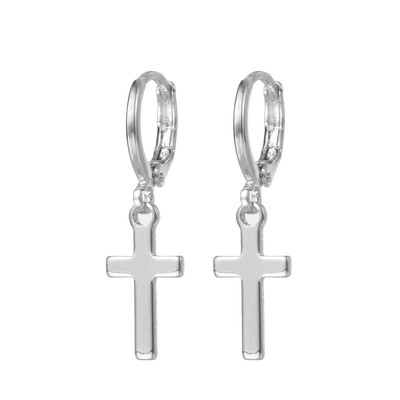 Jednostavne srebrne zvjezdane naušnice za žene Opal Stone Heart Hoop Naušnice Punk Y2K Slatka dnevna odjeća Nakit Pokloni za zabavu