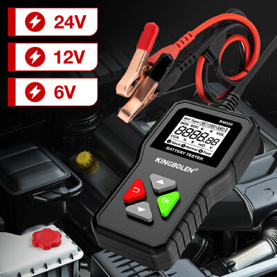 KINGBOLEN BM550 Tester za automobilske akumulatore 6V 12V 24V Detect Auto Battery Analyzer 100-2000 CCA Alat za valni oblik akumulatora za automobilske akumulatore
