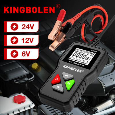 KINGBOLEN BM550 automobilio akumuliatoriaus testeris 6V 12V 24V 100-2000 CCA akumuliatoriaus sistema aptikti automatinį akumuliatoriaus analizatorių automobilio akumuliatoriaus įrankis PK KW208
