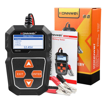 KONNWEI KW208 12V Car Battery Tester 2000CCA 12 Volts Battery Tools Auto Quick Cranking Charging Diagnostic Tool Tool Review Data